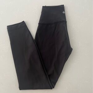 Lululemon Black Workout Leggings Worn once- Size 6